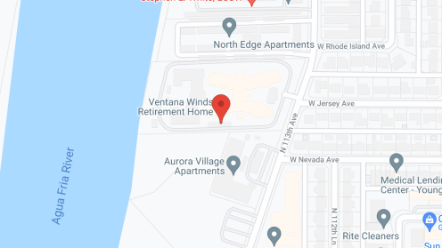 Map of the neighborhood around Ventana Winds