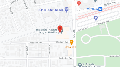 Map of the neighborhood around The Bristal at Westbury
