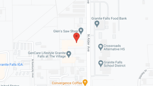 Map of the neighborhood around The Village at Granite Falls