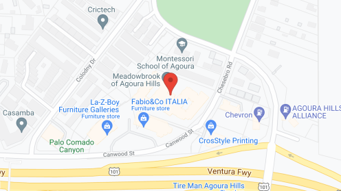 Map of the neighborhood around Meadowbrook of Agoura Hills