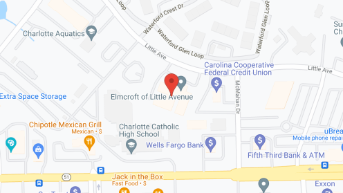 Map of the neighborhood around TerraBella Little Avenue