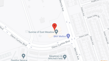 Sunrise of East Meadow in google map