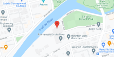 Promenade on the River in google map