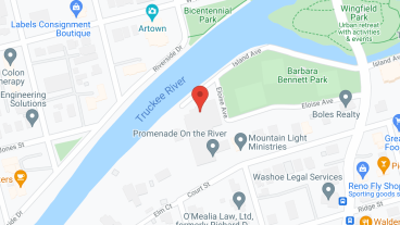 Promenade on the River in google map