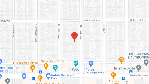 Map of the neighborhood around Raya's Paradise