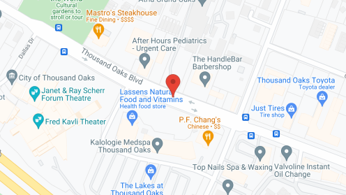 Map of the neighborhood around Atria Grand Oaks