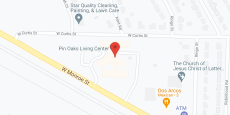 Golden Living Center Pin Oaks in google map
