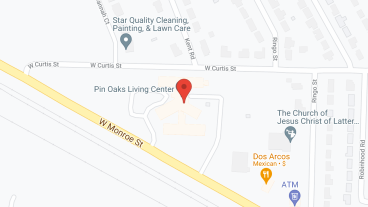 Golden Living Center Pin Oaks in google map