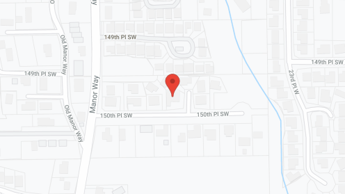 Map of the neighborhood around Manor Villa Adult Family Home