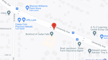 Bickford of Cedar Falls in google map