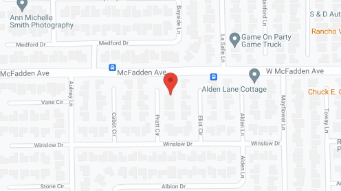 Map of the neighborhood around Meadowlark Gardens VI