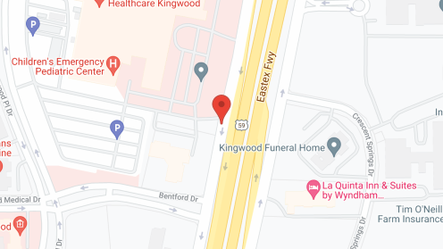 Map of the neighborhood around The Auberge at Kingwood