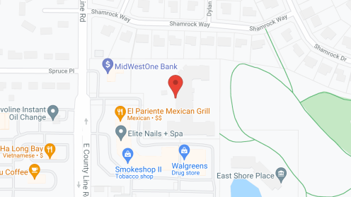 Map of the neighborhood around The Lodge at White Bear, A Sky Active Living Community