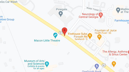 Map of the neighborhood around Holiday Pinegate