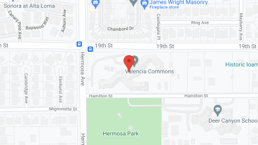 Holiday Valencia Commons in google map