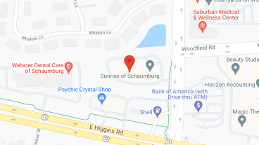 Sunrise of Schaumburg in google map