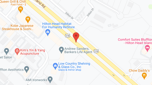 Map of the neighborhood around Pines at Bluffton