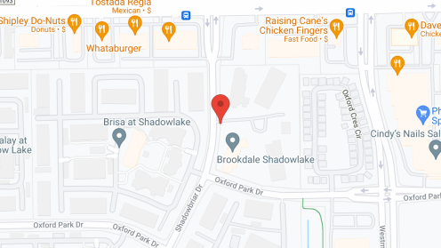 Map of the neighborhood around Brookdale Shadowlake
