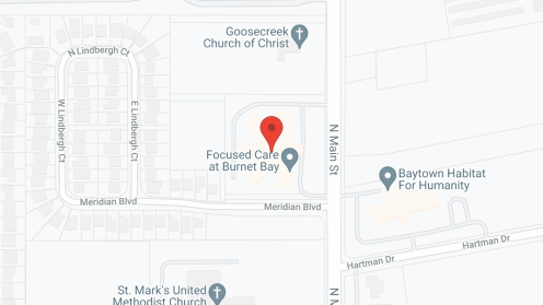 Map of the neighborhood around Focused Care at Burnet Bay