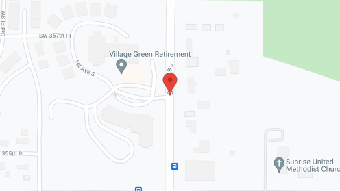 Map of the neighborhood around Village Green Senior Living Federal Way