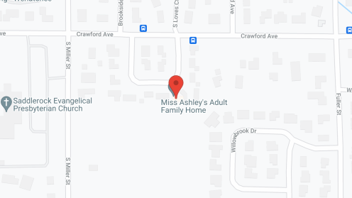 Map of the neighborhood around Miss Ashley's