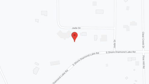 Map of the neighborhood around Southshore Retreat