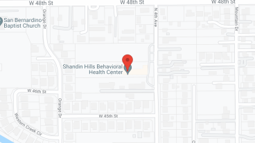 Shandin Hills in google map