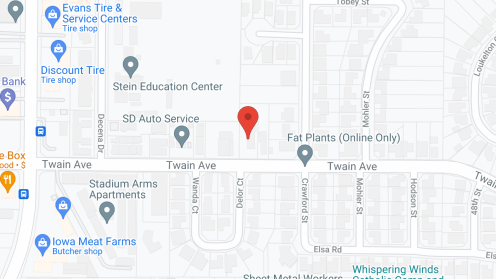 Map of the neighborhood around Sunbeam Home