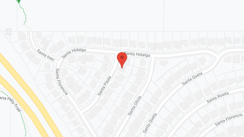 Map of the neighborhood around Attitudes Senior Care (Solana Beach)