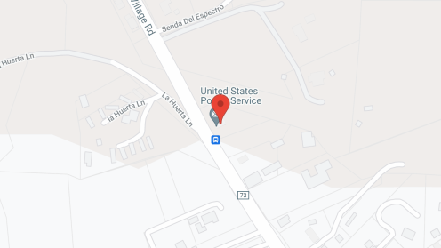 Map of the neighborhood around Jubilados
