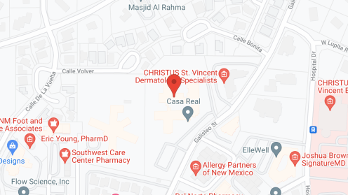 Map of the neighborhood around Casa Real Health Care Ctr