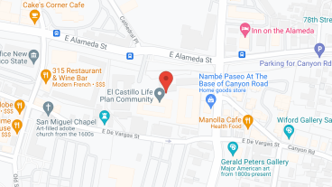 El Castillo Retirement in google map