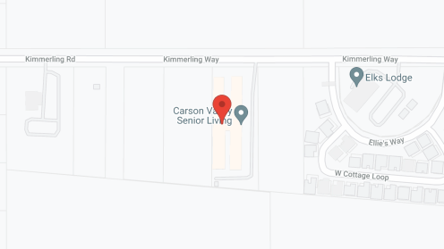 Map of the neighborhood around Carson Valley Senior Living