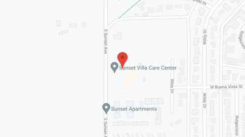 Map of the neighborhood around Sunset Grove