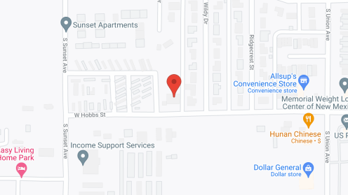 Map of the neighborhood around Share-A-Home