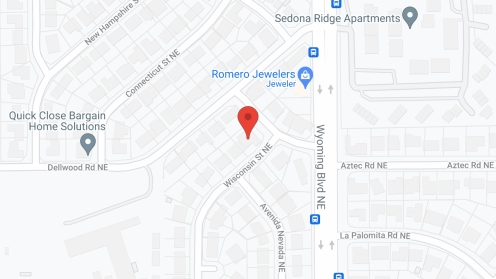 Map of the neighborhood around Wisconsin House