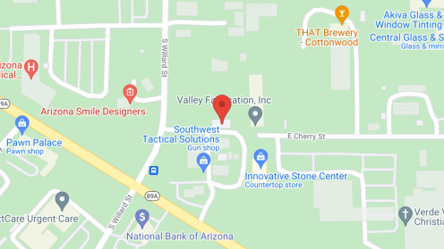 Map of the neighborhood around Eden Center
