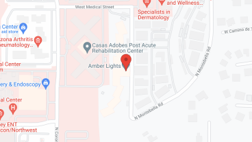 Amber Lights in google map
