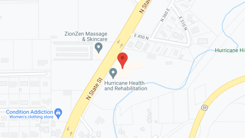 Map of the neighborhood around Infinia At Hurricane