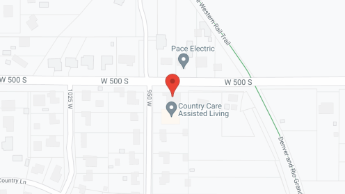 Map of the neighborhood around Country Care