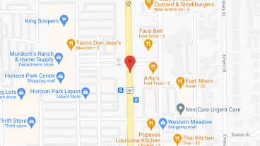Holiday Longmont Regent in google map