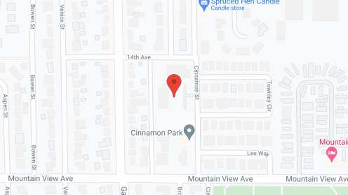 Map of the neighborhood around Cinnamon Park