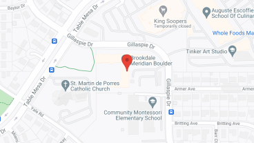 Brookdale Meridian Boulder in google map