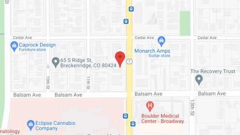 Map of the neighborhood around Cedar House