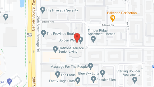 Map of the neighborhood around The Towers at Golden West