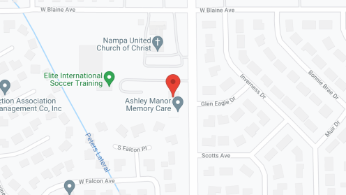 Map of the neighborhood around Ashley Manor - Midland