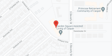 Garden Square of Casper in google map