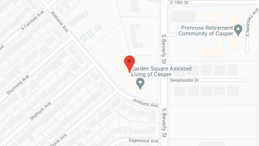 Garden Square of Casper in google map