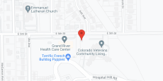 Colorado State Veterans Nrsng in google map