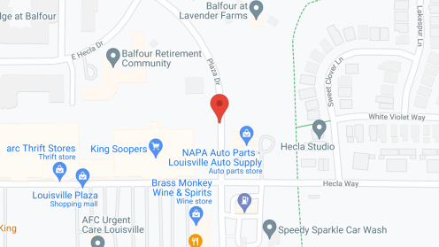 Map of the neighborhood around Balfour Retirement Community